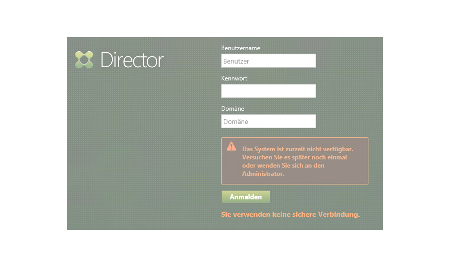 Citrix Director, Anmeldung nicht möglich