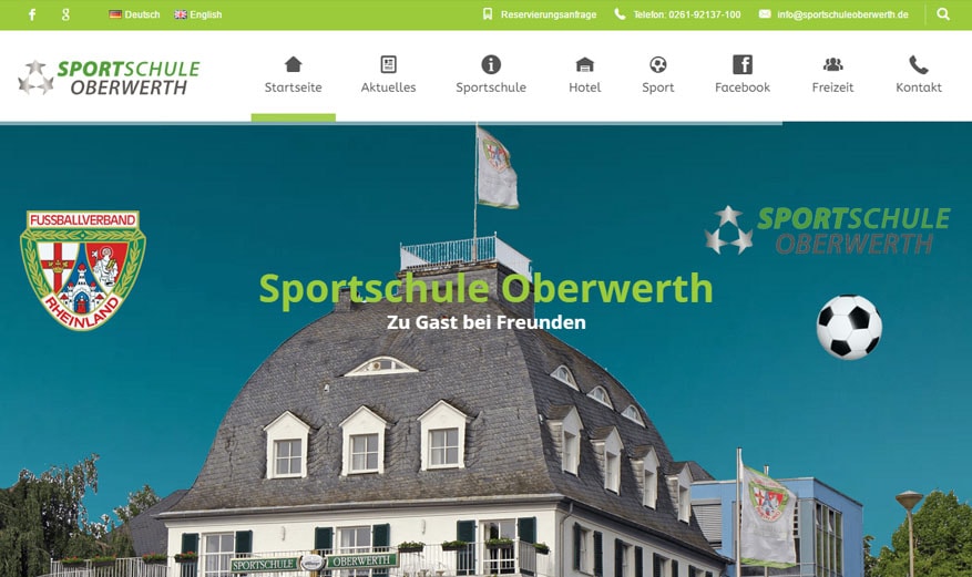 Referenz: Sportschule Oberwerth